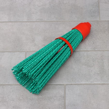 Polypropylene broom "Premium", synthetic, without cuttings, color mix