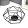 Summary Metal for 1 candle "Tetrahedron" black 7x15x13.5 cm