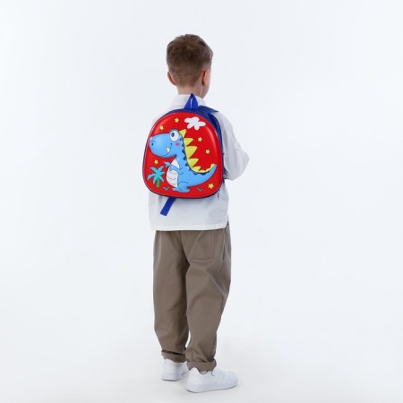 Backpack 25*8*30, lightning department, dino red-6