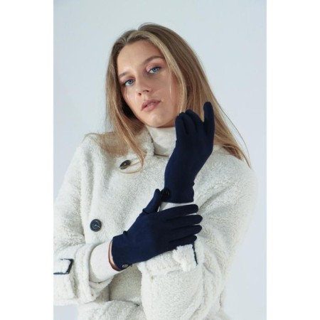 Gloves are female, dimensionless, without insulation, blue color-1
