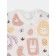 Children's T -shirt with long sleeve of the bunny top -down, height 74 cm
