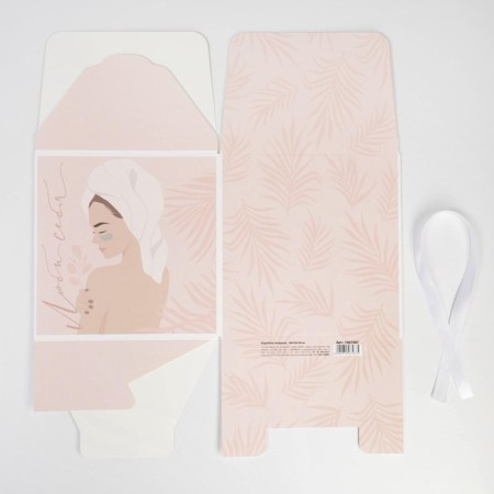 Gift folding box, packaging, "Spa Girl", 18 x 18 x 18 cm-4