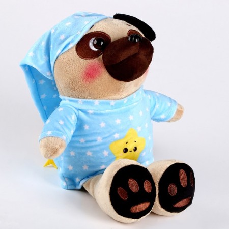 Soft toy "Bonya", in pajamas-4