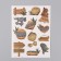 Photo album 25 sheets (stickers+rings) "Texture wood and stone" 19x27x3 cm