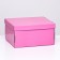 Folding box, pink, 31.2 x 25.6 x 16.1 cm