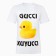 Women's T -shirt Gucci Xuyucci, white color, size 54