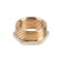 Futorka Otmo, 1 "x 3/4", outer/internal carving, nickelly brass