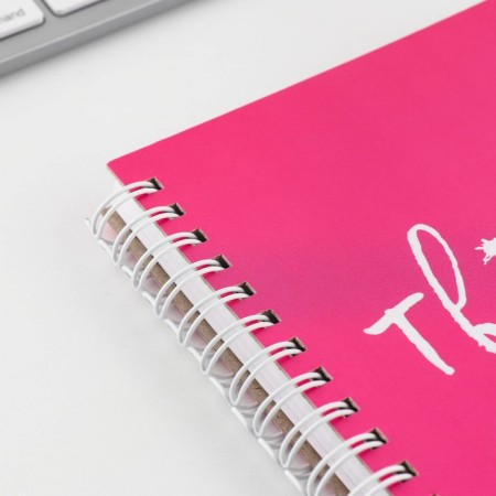 The sketchbook A5, 80 sheets are a solid cover "Pink".-3