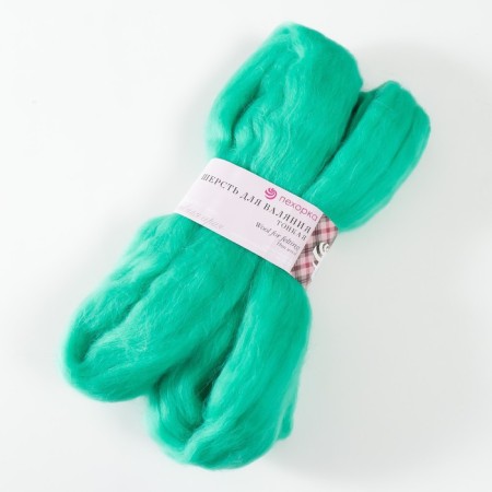 Fasting wool 100% thin wool 50g (581 St. Izumrud)-1