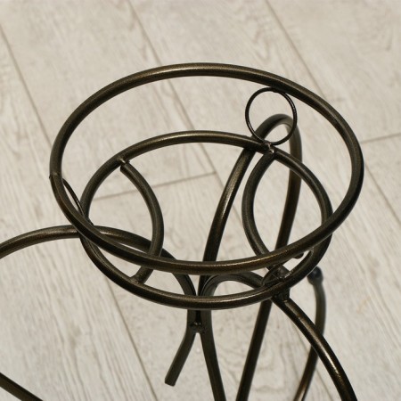 Flower stand, floor, 1 pot, d = 17 cm, bronze, "tulip"-1