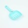 Cut toilet closed 47 x 47 x 35 cm, turquoise