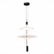 Люстра подвесная St Luce. SL6101.413.01. Isola. 1х15 Вт, LED, 3000K, 600 Lm, 50х50х90 см, цвет чёрный