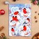 Set of stickers designer "bullfinch in winter" Plazol, 49.3x33.6cm