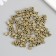 Beads for creativity plastic "English letters on a cube" gold set 20 grams 0.6x0.6x0.6 cm 96086