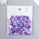 Beads for creativity Plastic "Purple purple" set 20 g, d = 0.8 cm, mix