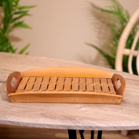Bamboo tray 32x22x4 cm-3