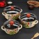 Set of pots "Roman Vacations", 3 subjects: pots 2 l, 3 l, 4 l, glass covers