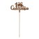 Topper for the Cake "September 1", bell, gold-rod