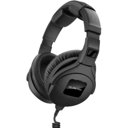 Sennheiser HD 300 Pro 1.5m Black Wended head headset.-4
