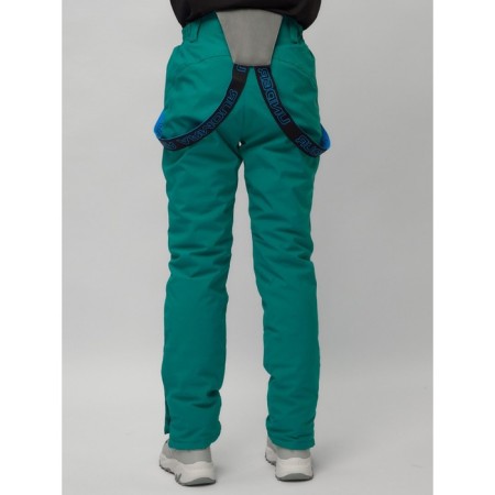 Ski costume is female, size 50, turquoise color-19