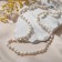 Beads "River Pearls", 46 cm