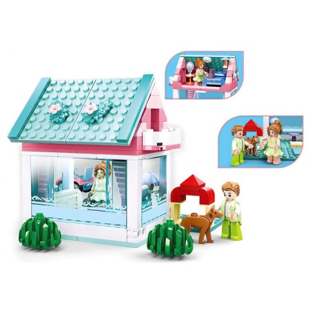 Designer Pink Dream "Country House", 244 details-1