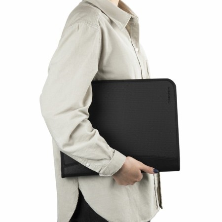 A4 lightning folder, 2 departments, calligrata, 350 x 282 x 33 mm, plastic, 4 pockets, business class, black-10