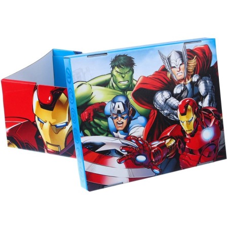 Gift box with a lid, folding, 31x25.5x16 cm, Avengers-1