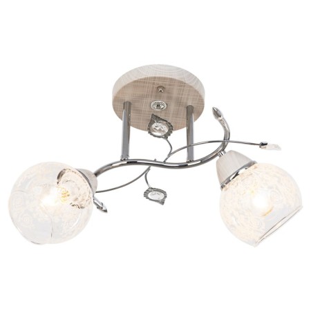 Lamp Ceiling Economy light 2319LM/2, 2x40W, E27, 28x43.6x34 cm, beige color-1