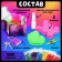 Aquamosaic balls in a metal jar, star, 500 balls, 2 bases