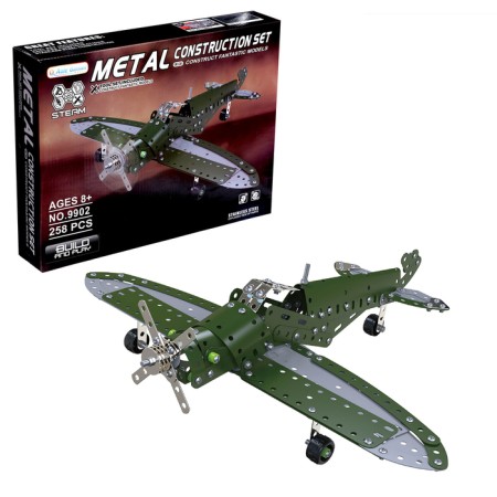 Constructor Metal "Aircraft Bomber", 258 parts