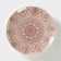 Porcelain plate "Babylon. Coffee ", d = 17.5 cm