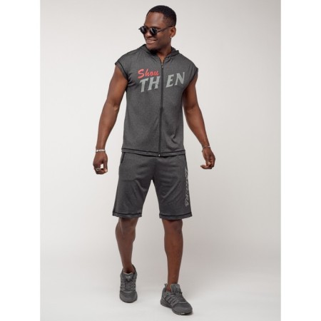 Sports suit men's, size 52-54, dark gray color-5