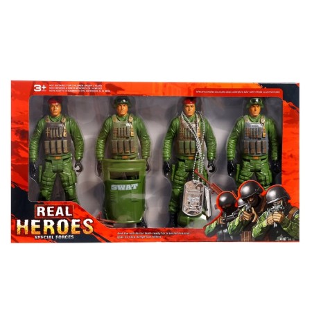 Set of soldiers "Alpha Group", 4 pieces-9