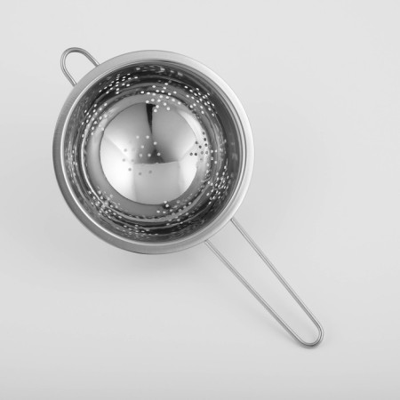 A colander made of stainless steel of the India, 750 ml, d = 16 cm, a long handle-3