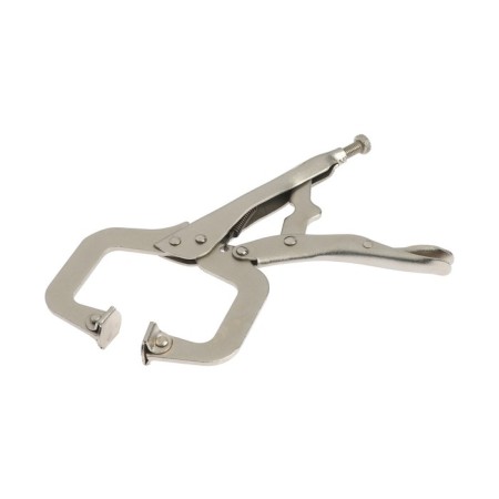 Hand tundra clamp, point capture, movable sponges, with a latch, 220 mm-1