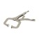 Hand tundra clamp, point capture, movable sponges, with a latch, 220 mm
