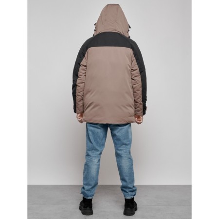 Male Winter jacket, size 56, brown color-4