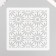 Tile stencil 15x15 cm