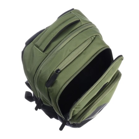 Youth backpack 45 x 32 x 23 cm, Grizzly, ergonomic back, black/green-8