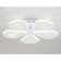 LED ceiling LED with Ambrella Light, Original, FA4030, 5XLED, 96 W, 7200LUM, 3000-6400K, white color.