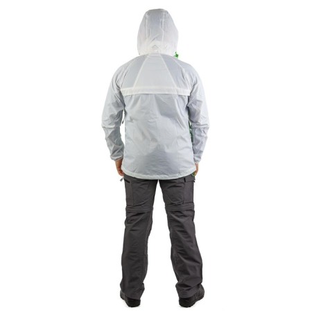 Vetrovka Payer "Fox" is moisture-proof, nylon, white with black, rr 56-58 Height 182-188-5