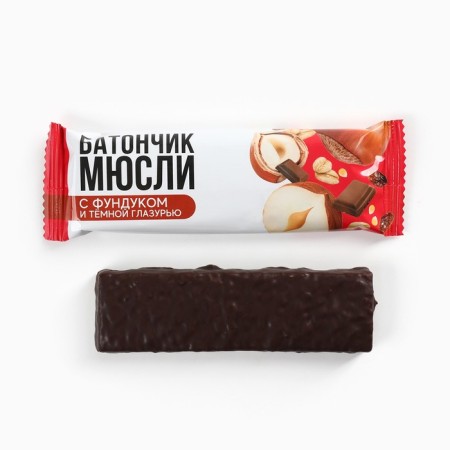 Musly Bank with a hazelnut and dark glaze, 37 g-3