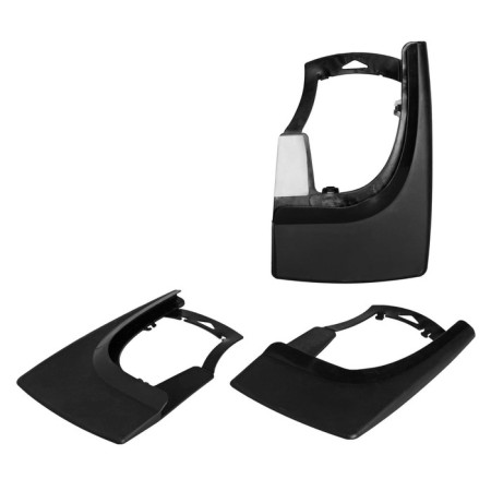 Universal mudguards for cars, black, 2 pcs