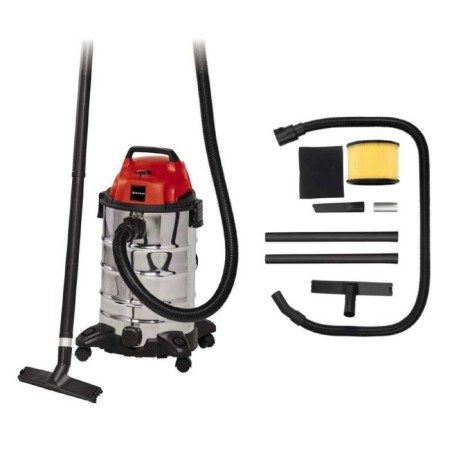 Construction vacuum cleaner Einhell TSVC 1930 S, 1500 W, stainless steel 30 l, 250 mm, d = 36 mm-1