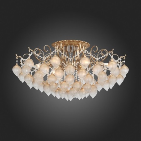 Ceiling Ceiling ST LUCE. SL659.302.09. Fruitti. 9x40 watts, E14, 85x85x20 cm, golden color-2
