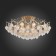 Ceiling Ceiling ST LUCE. SL659.302.09. Fruitti. 9x40 watts, E14, 85x85x20 cm, golden color