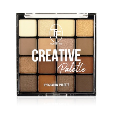 TF Creative Palette, tone 02, classic brown, 16 shades, 12 g