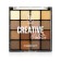 TF Creative Palette, tone 02, classic brown, 16 shades, 12 g
