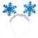 Carnival rim "snowflake", blue color